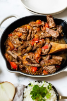 Carne en Bistec - Colombian Steak with Onions and Tomato… image