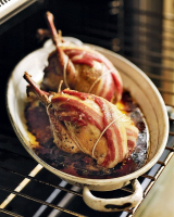 Roast partridge with cider gravy recipe | delicious. magazine image