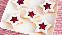 Linzer Star Christmas Cookies Recipe - BettyCrocker.com image
