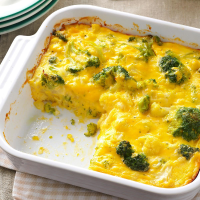Cauliflower-Broccoli Cheese Bake Recipe: How to Make It image