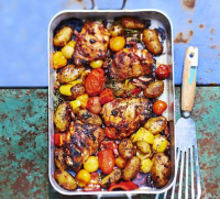 Amatriciana chicken traybake recipe | BBC Good Food image