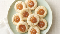 Salted Caramel Thumbprint Cookies Recipe - Pillsbury.com image