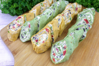 Veggie Cream Cheese Roll-Ups | Just A Pinch Recipes image