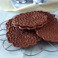 Chocolate Peppermint Pizzelle Recipe | Food Network ... image