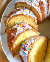 Vanilla Pudding Sour Cream Bundt Cake (Boxed Mix) - Beat ... image