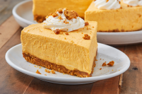 No-Bake Pumpkin Cheesecake - How to Make No-Bake Pum… image
