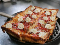 Brooklyn Bridge Detroit Style Pizza Recipe | Food Network image