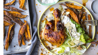 Buffalo Roast Chicken & Salad With Blue Cheese | Donal ... image