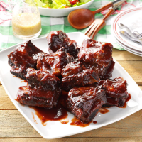 Pressure-Cooker Barbecued Beef Ribs Recipe: How to Make It image