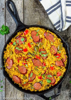 Easy Sausage and Peppers Rice Skillet - Mommy's Home ... image