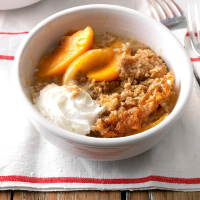 Slow-Cooker Peach Crumble Recipe: How to Make It image
