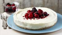 Lemon no bake cheesecake recipe - BBC Food image