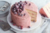 Brown Sugar Layer Cake With Cranberry Buttercream Recipe ... image