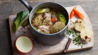 How to make chicken stock recipe - BBC Food image