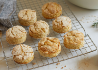 Plant-Based Biscuits with Rosemary and Garlic Rosemar… image