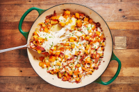 Best Cheesy Bacon Butternut Squash Recipe - How to Make ... image