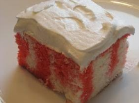 Strawberry jello poke cake with ... - Just A Pinch Recipes image