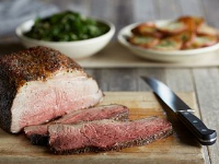 Garlic Herb-Crusted Beef Roast - It's What's For Dinner image