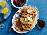 Basic Buttermilk Pancakes Recipe | MyRecipes image