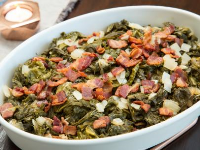 Southern Mustard Greens Recipe | Ayesha Curry | Food Network image