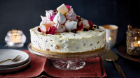 Turkish delight cheesecake recipe - BBC Food image