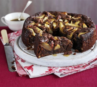 Sticky pear & ginger cake recipe | BBC Good Food image
