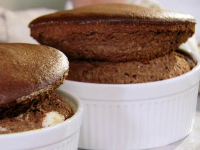 Chocolate Souffles Recipe | Claire Robinson | Food Network image