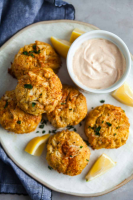 Best Baked Crab Cakes (Minimal Filler!) | Healthy Delicious image