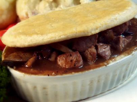 Steak and Mushroom Pie Recipe | Food Network image