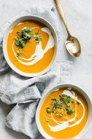 Carrot Ginger Soup Recipe - Delicious Healthy Recipes Mad… image