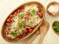 Capellini with Tomatoes and Basil Recipe | Ina Garten ... image
