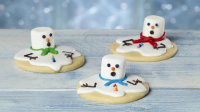 Melted Snowman Sugar Cookies Recipe - BettyCrocker.com image