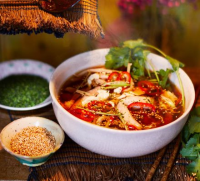 Asian chicken noodle soup recipe | BBC Good Food image