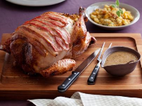 Maple-Roasted Turkey with Sage, Smoked Bacon, and ... image