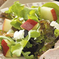Apple and Goat Cheese Salad Recipe: How to Make It image