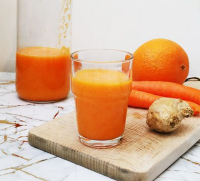 Carrot and orange smoothie recipe | BBC Good Food image