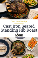 Cast Iron Seared Standing Rib Roast | Lodge Cast Iron image