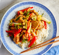 Soy & chilli chicken with peppers & peanuts recipe | BBC ... image