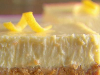 Limoncello Cheesecake Squares Recipe - Food Network image