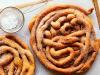 Homemade Funnel Cakes Recipe | Food Network Kitchen | Food ... image
