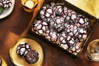 Red Velvet Cake Crinkle Cookies | Southern Living image