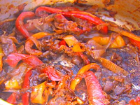 Sauteed Onions and Peppers Recipe | Ina Garten | Food Network image
