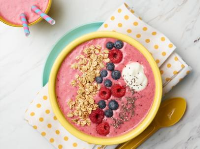 Mixed Berries and Banana Smoothie (and Smoothie Bowl ... image