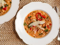 White Bean and Sausage Soup Recipe | Ree Drummond | Food ... image
