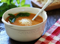 Crock Pot Creamy Tomato Soup - Skinnytaste image