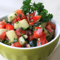 Israeli Tomato and Cucumber Salad Recipe | Allrecipes image