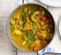 Cauliflower, squash, coconut & lentil curry recipe | BBC ... image
