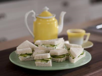 Cucumber and Lemony Dill Cream Cheese Tea Sandwiches ... image