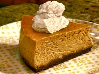Gina's Pumpkin Cheesecake Recipe | The Neelys | Food Net… image