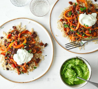 Chicken & bean enchiladas recipe | BBC Good Food image
